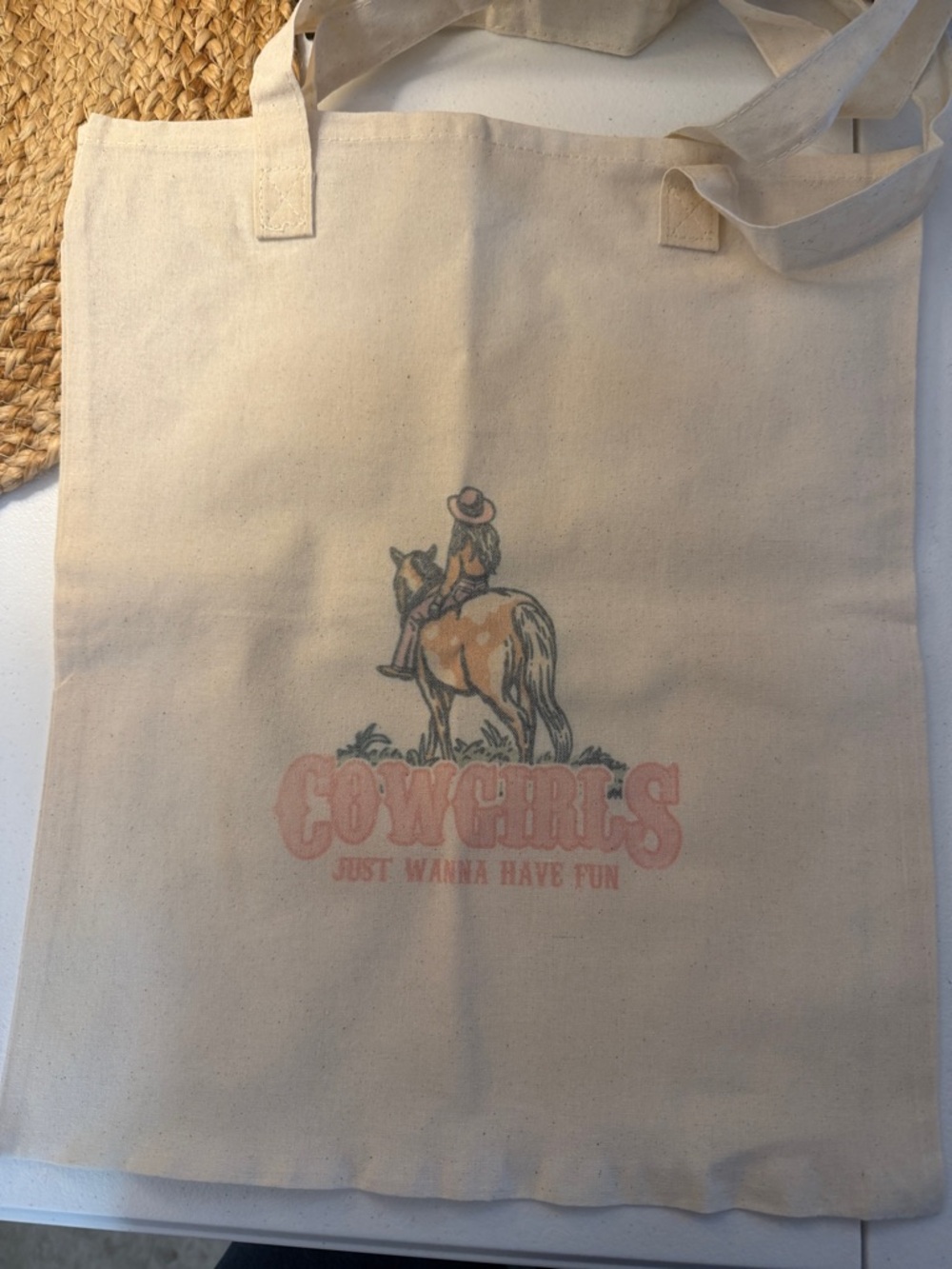 Western tote bag